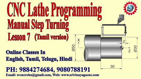 Tamil CNC Turning Programming Tutorial with 